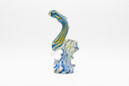 Thorn Shaped Bubbler blue