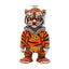 Tiger water pipe with colorful polymer clay design, ideal for wholesale smoking accessories in California.