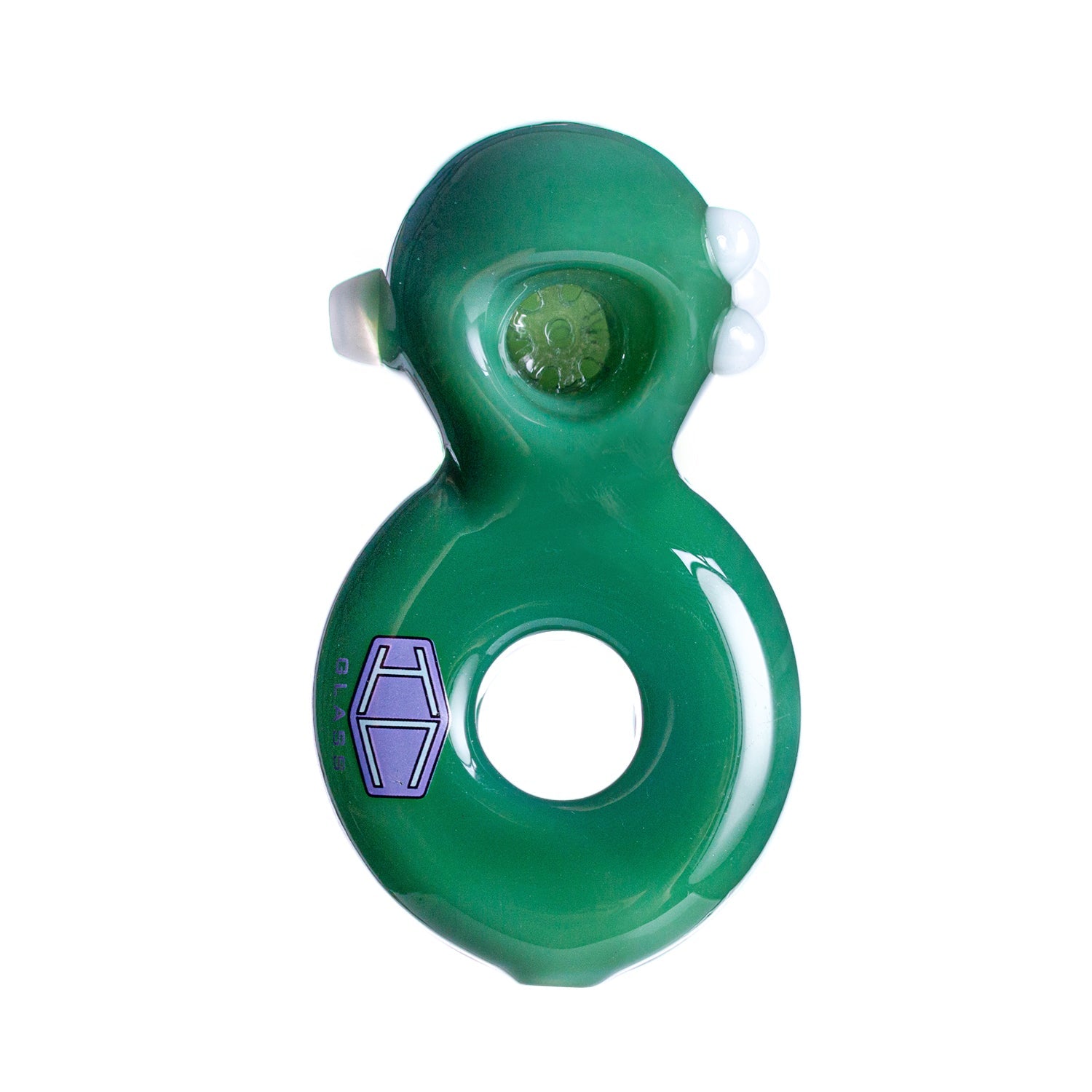 IC Glass - Scissors Hand Pipe | ICHP1038 | Handcrafted Glass Smoking Pipe Main image