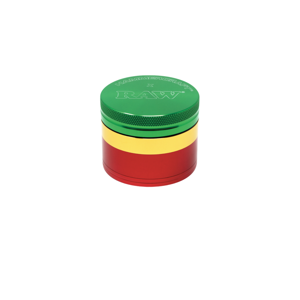 RAW x HAMMERCRAFT | 4-Piece 2 Inch Aluminum Herb Grinder | Single Unit