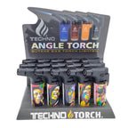 TECHNO - Techno Angle Torch | Butane Gas Torch Lighter | 15 Units / Display | Display
