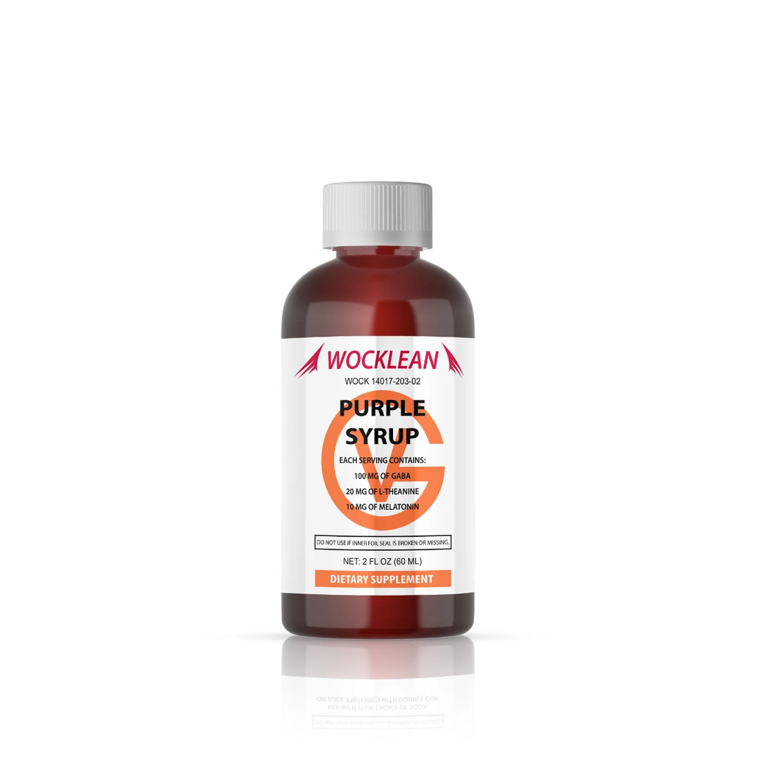 WOCKLEAN Relaxation Syrup in the Original Purple Flavor