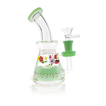 Glycerin Waterpipe 6.7 Inch Fish & Bee's Inside | WP2005