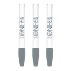 White Rhino Quartz Glass Straw Bulk 