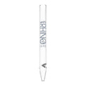 White Rhino Quartz Glass Straw  clear glass