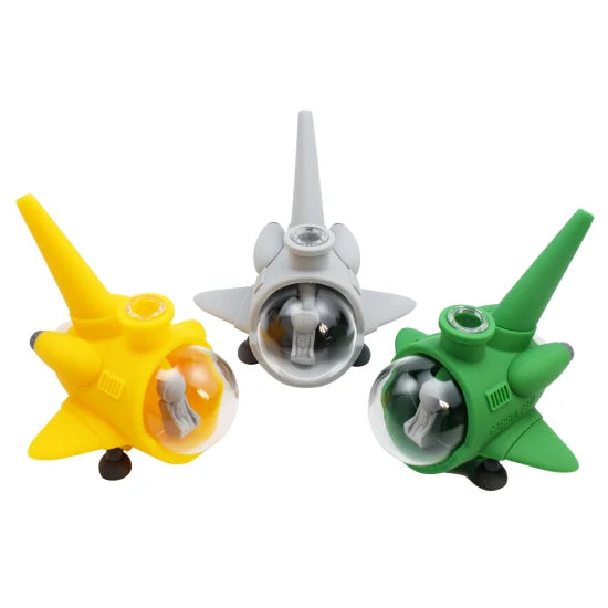 Silicone - Capsule 991 Glow In Dark Submarine Waterpipe | Single Unit Main image