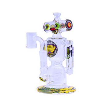 710 Glass Robot Waterpipe | AL6180