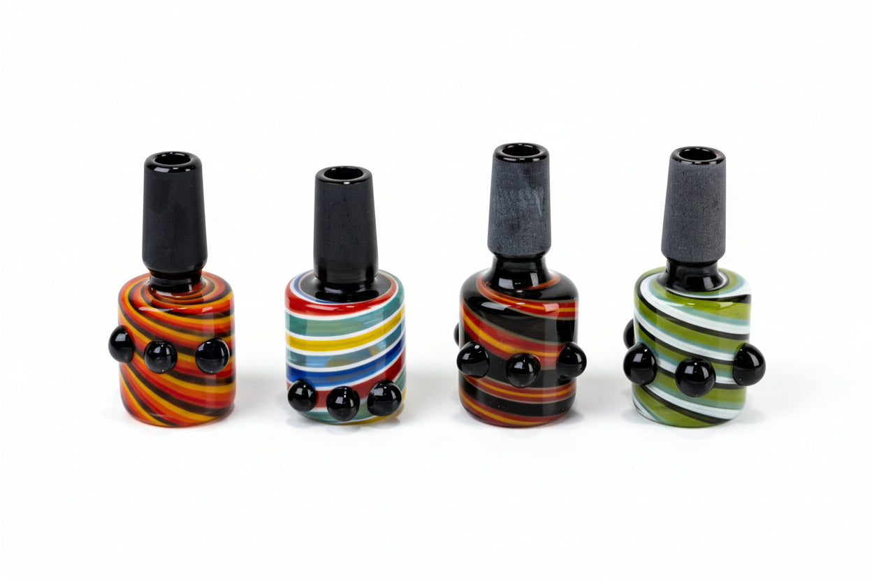 Assorted colors glass bong bowl pieces for wholesale Main image