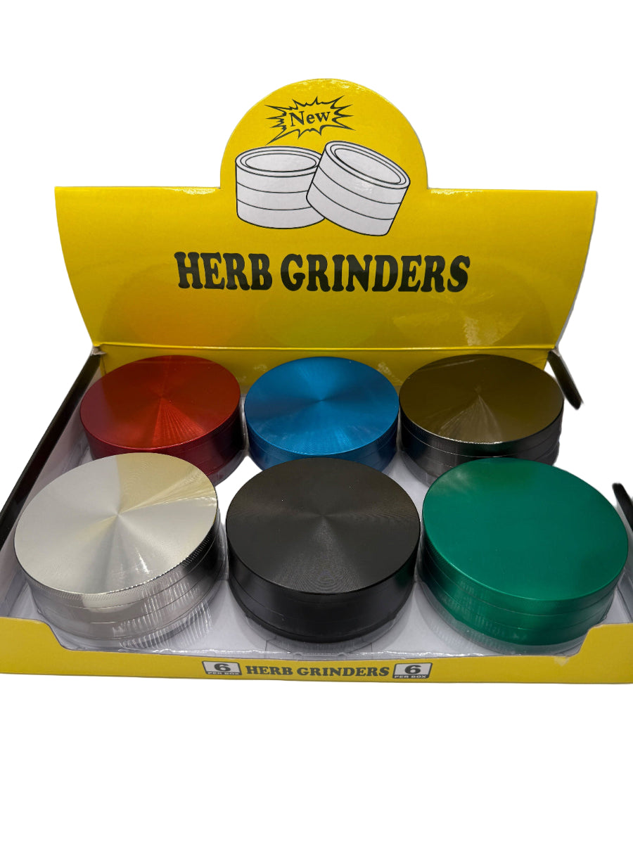 Wholesale 4 Inch Jumbo Full Color Grinders – 6pc Box