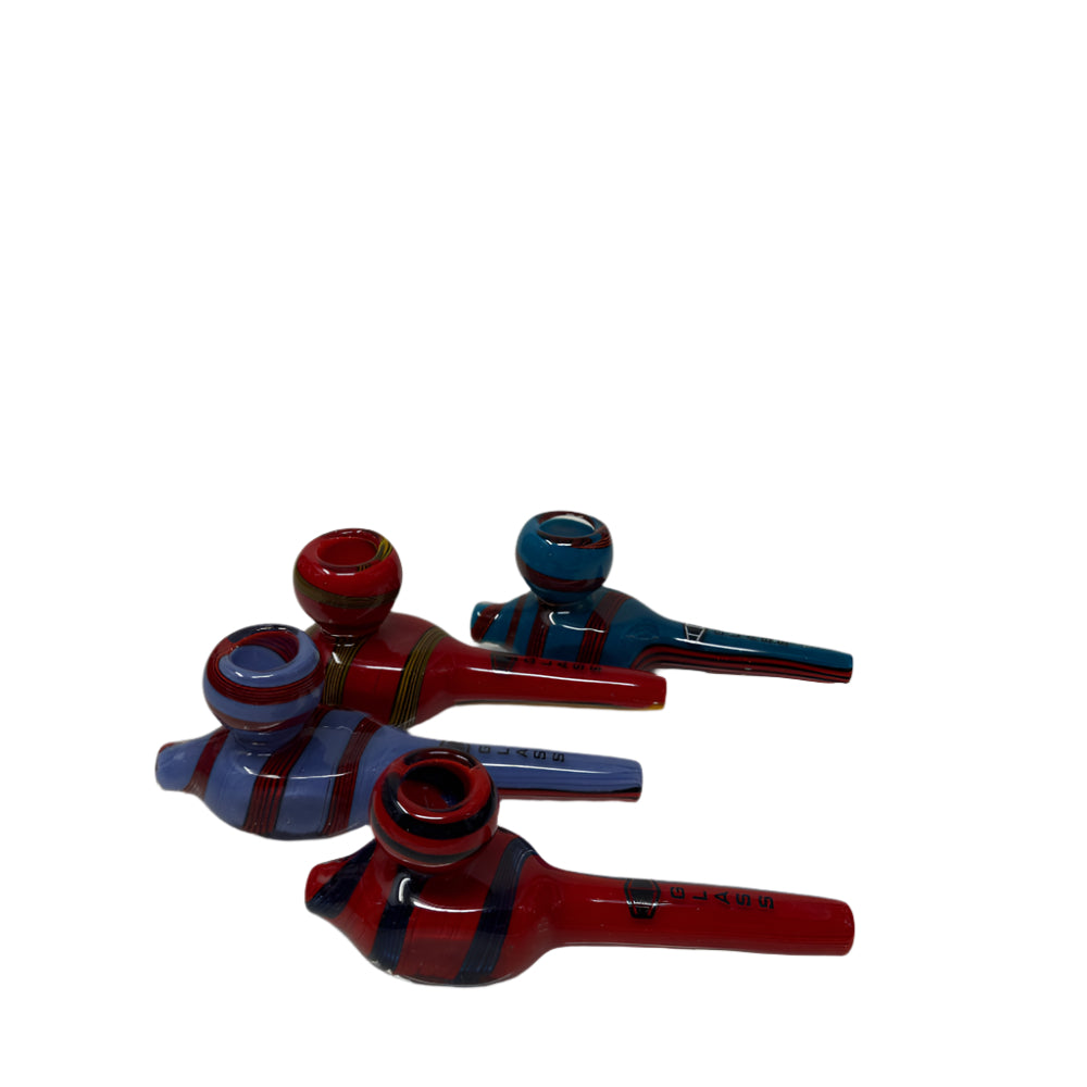 Wholesale IC Glass Chillum-Style Hand Pipe | 6-Inch | 5 Colors|  ICHP3070