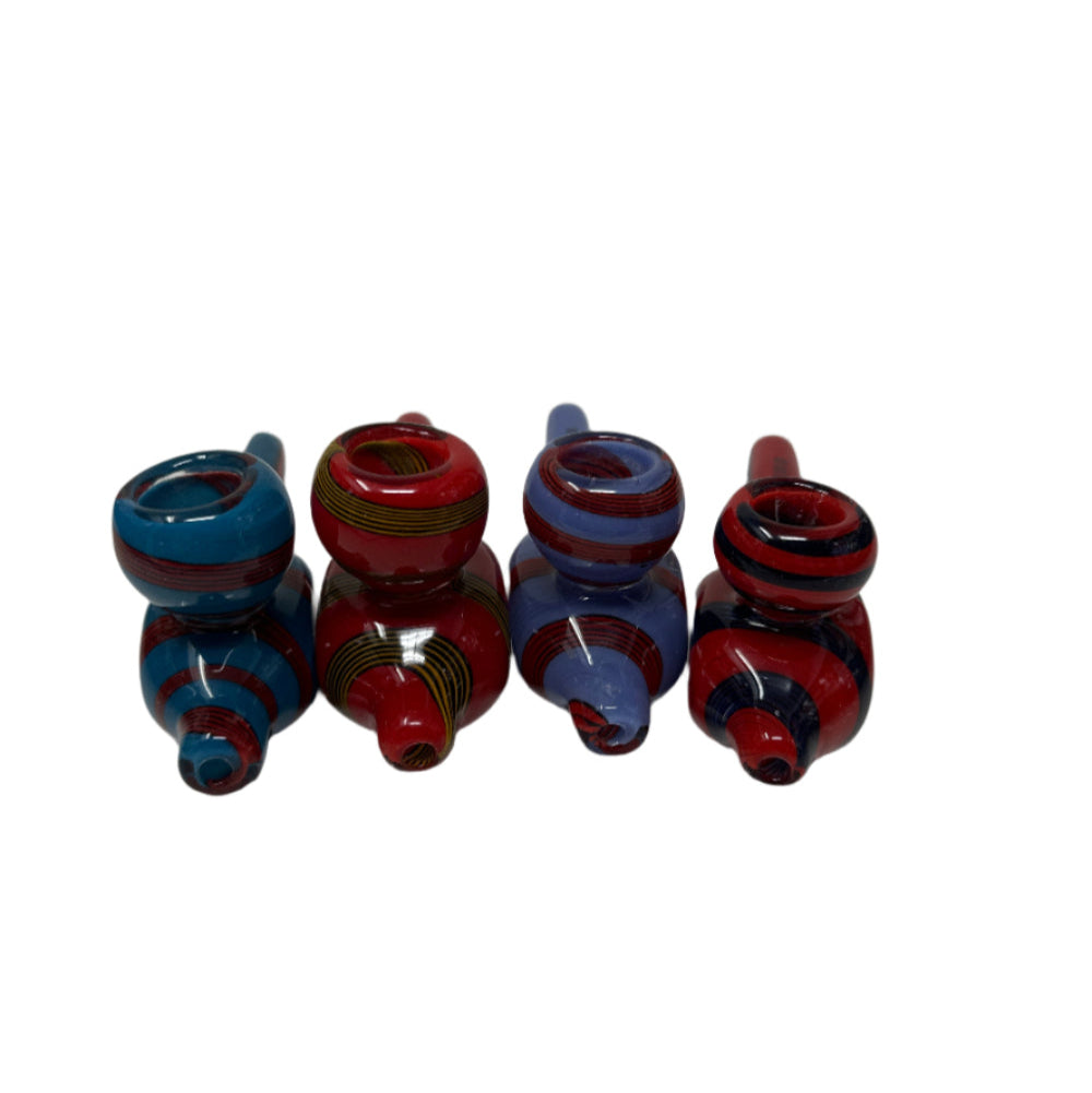 Wholesale IC Glass Chillum-Style Hand Pipe | 6-Inch | 5 Colors|  ICHP3070 Main image
