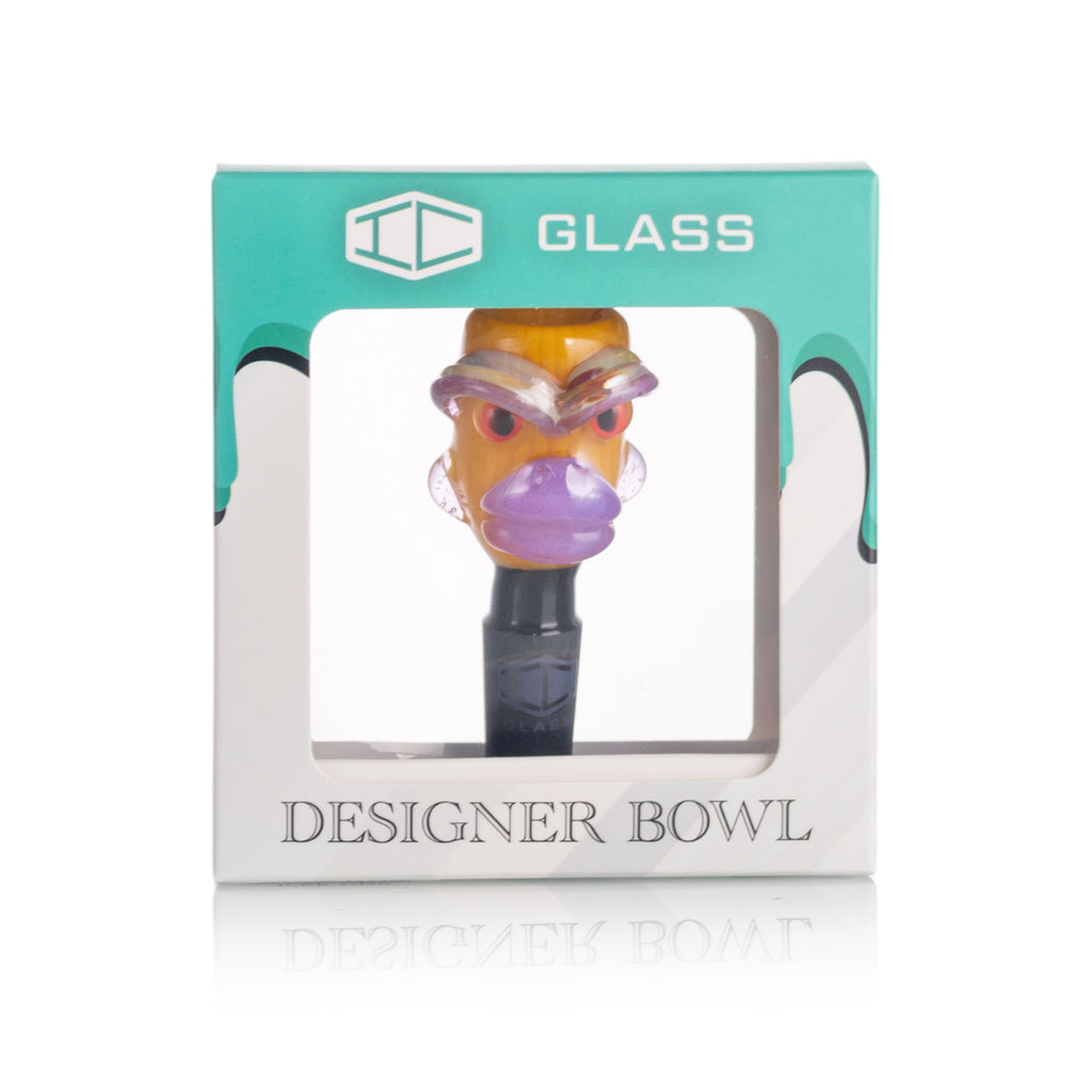 Wholesale Glass Bowl – IC Glass 14mm Monkey Face Smoking Accessory with box