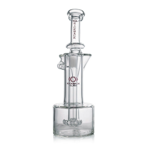 Kickback Glass drain function recycler, premium wholesale water pipe