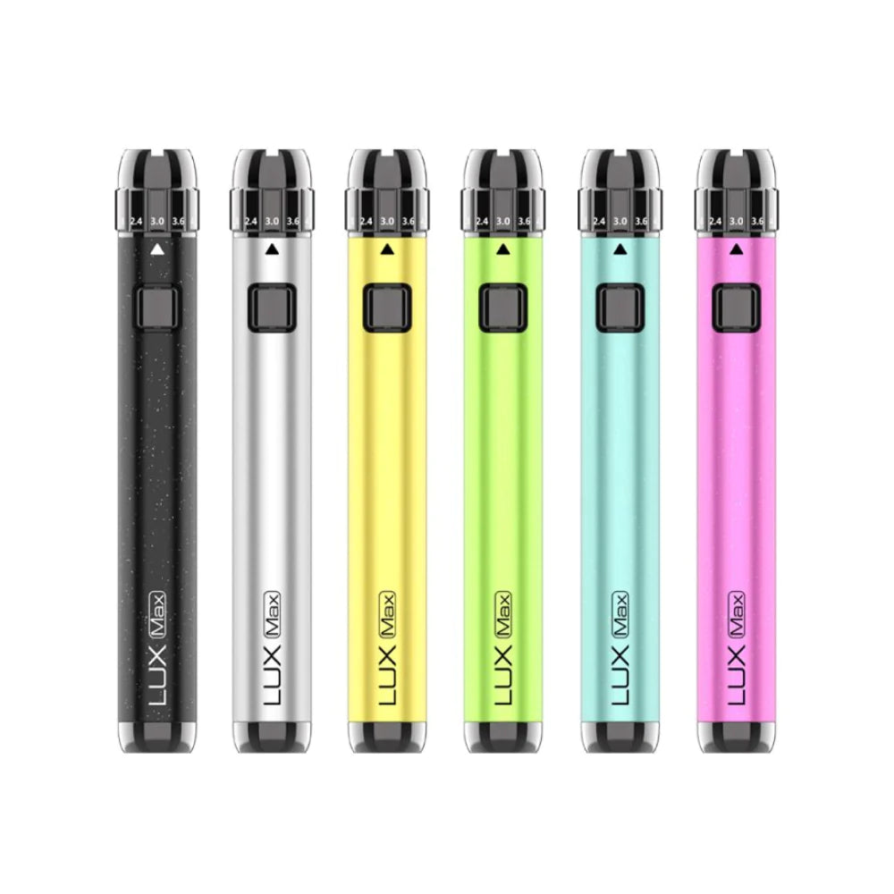 YOCAN LUX MAX - A Universal Rotation Battery For any 510 Thread Cart | 900mAh | 12 pcs/Box