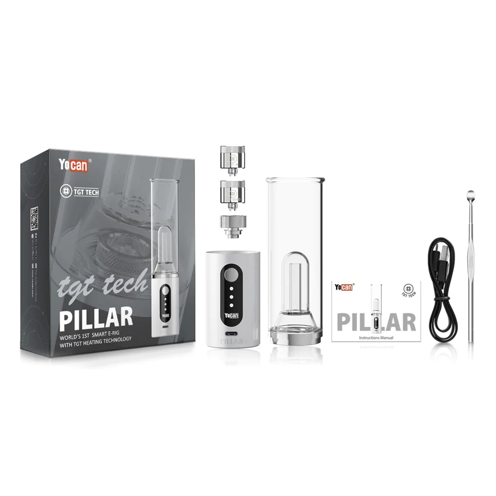 Yocan - Pillar Smart E-Rig- Vaporizer| 1400mAH | Single Unit