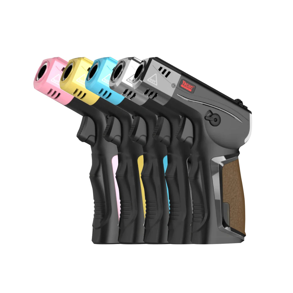 YOCAN RED - BEEF | Butane Torch with Heat Resistant Leather Grip | Single Unit