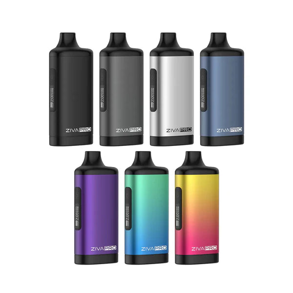 Yocan Ziva Pro Incognito Cartridge with 650mAh battery, sleek design, and adjustable voltage for discreet, powerful vaping.