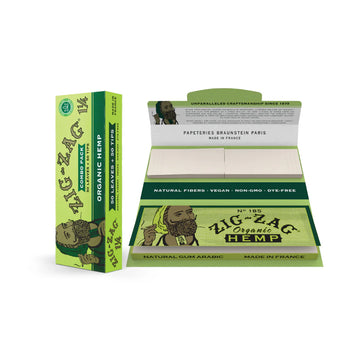 Zig-Zag Combo Pack | 1 1/4 Organic Hemp | 50 Leaves + 50 Tips – Wholesale