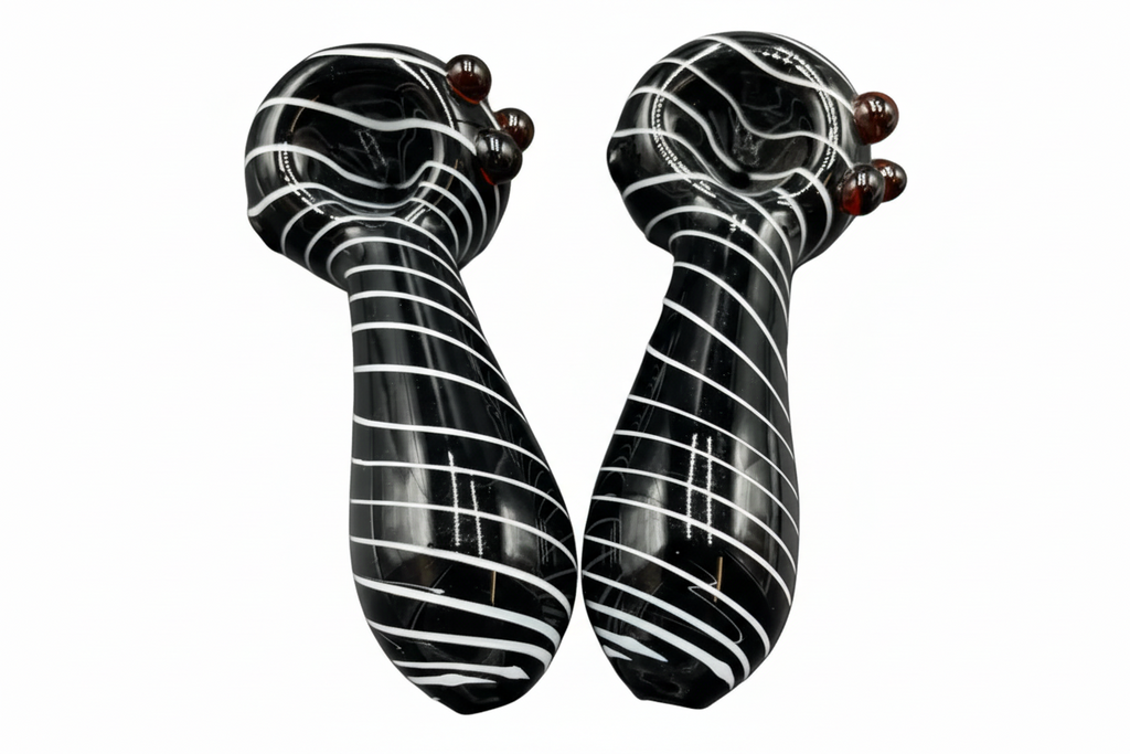 Zebra Stripes Thunderstorm - Wholesale Hand Pipe