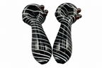 Zebra Stripes Thunderstorm - Wholesale Hand Pipe