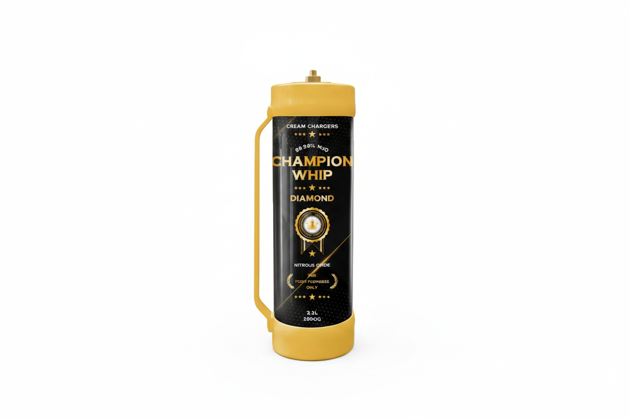 Champion Whip 2000G FOOD-GRADE CREAM CHARGER FOR FOOD PURPOSE ONLY | 2 TANKS/CASE
