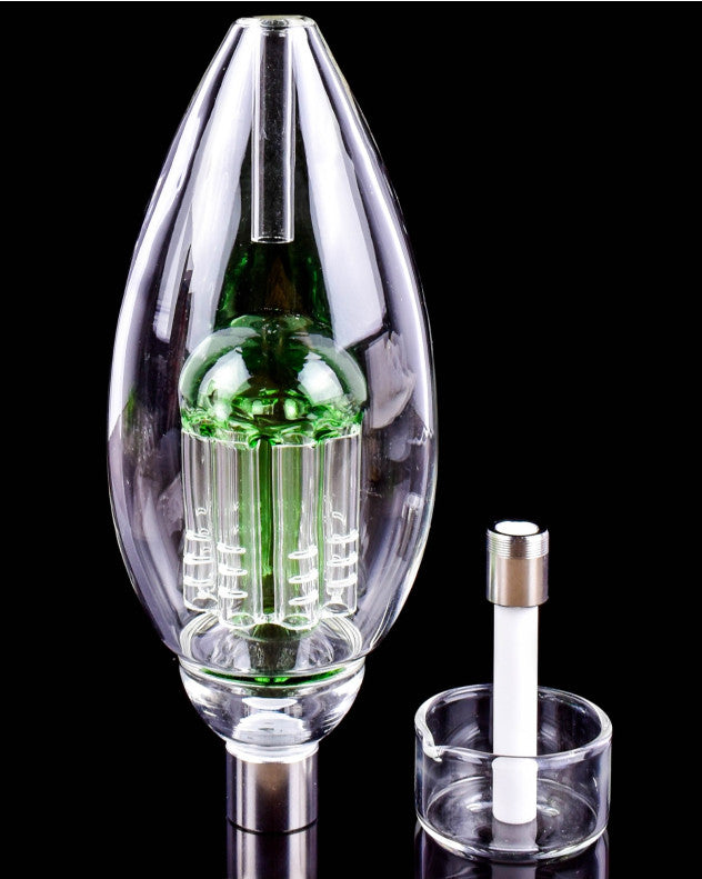 Wholesale Bulb Nectar Collector with Tree Perc | Titanium Tip + Dish Bowl | NC2036