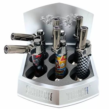 Scorch Torch - U-Torch | Adjustable angle 90/45D | Matte & Glittery Finish|9pc/Box| ST61669