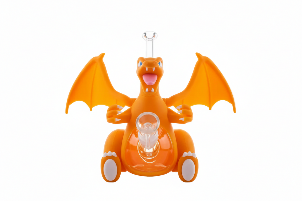 Dragon Silicone Water Pipe with Downstem & Bowl | Wholesale Bong