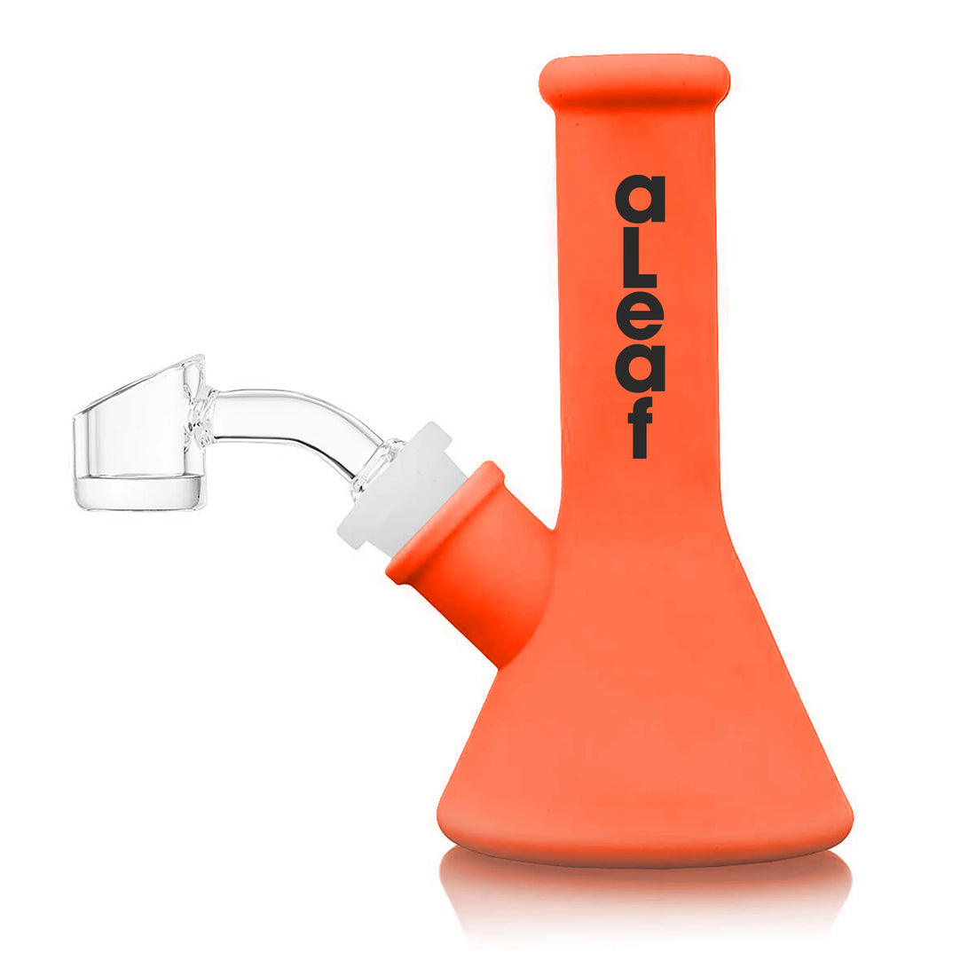 ALEAF 5" Silicone Colored Waterpipe With 45Degree Banger | Assorted 9 Colors