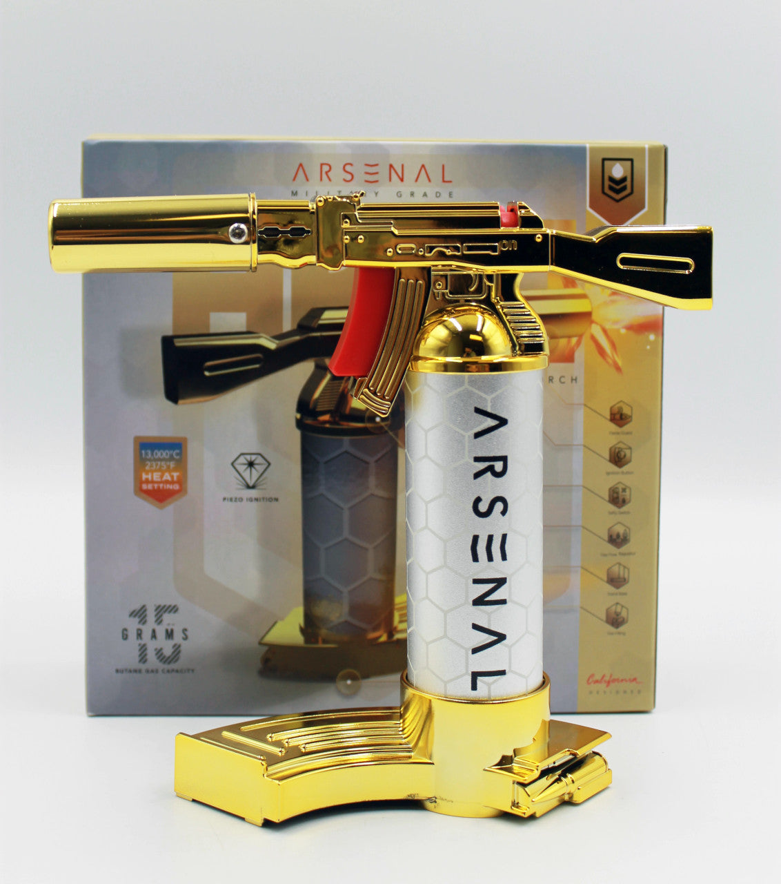 Arsenal - Military Grade | AK47 Butane Torch| 15g Capacity | Single Unit Main image