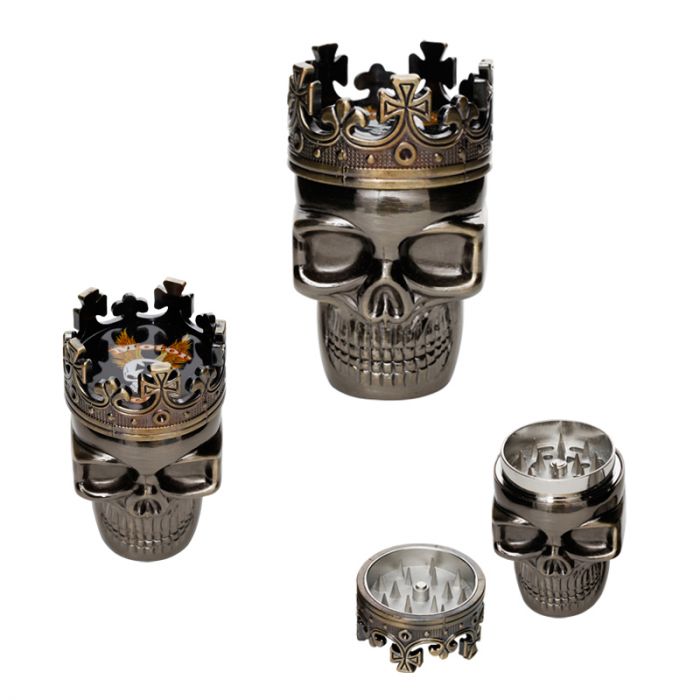 King Skull Metal Grinder | Durable & Stylish for Smooth Grinding