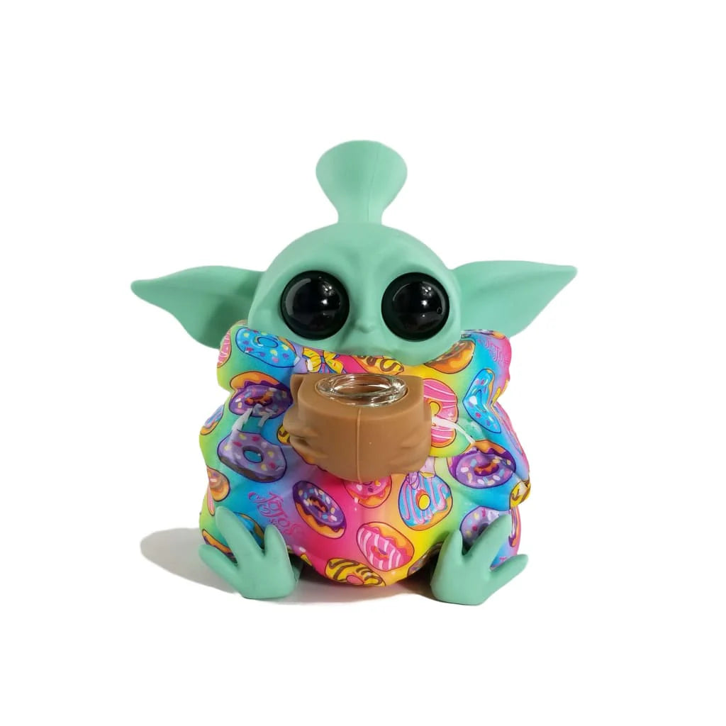 Silicone Minion Creature Waterpipe | Assorted Camo & Solid colors