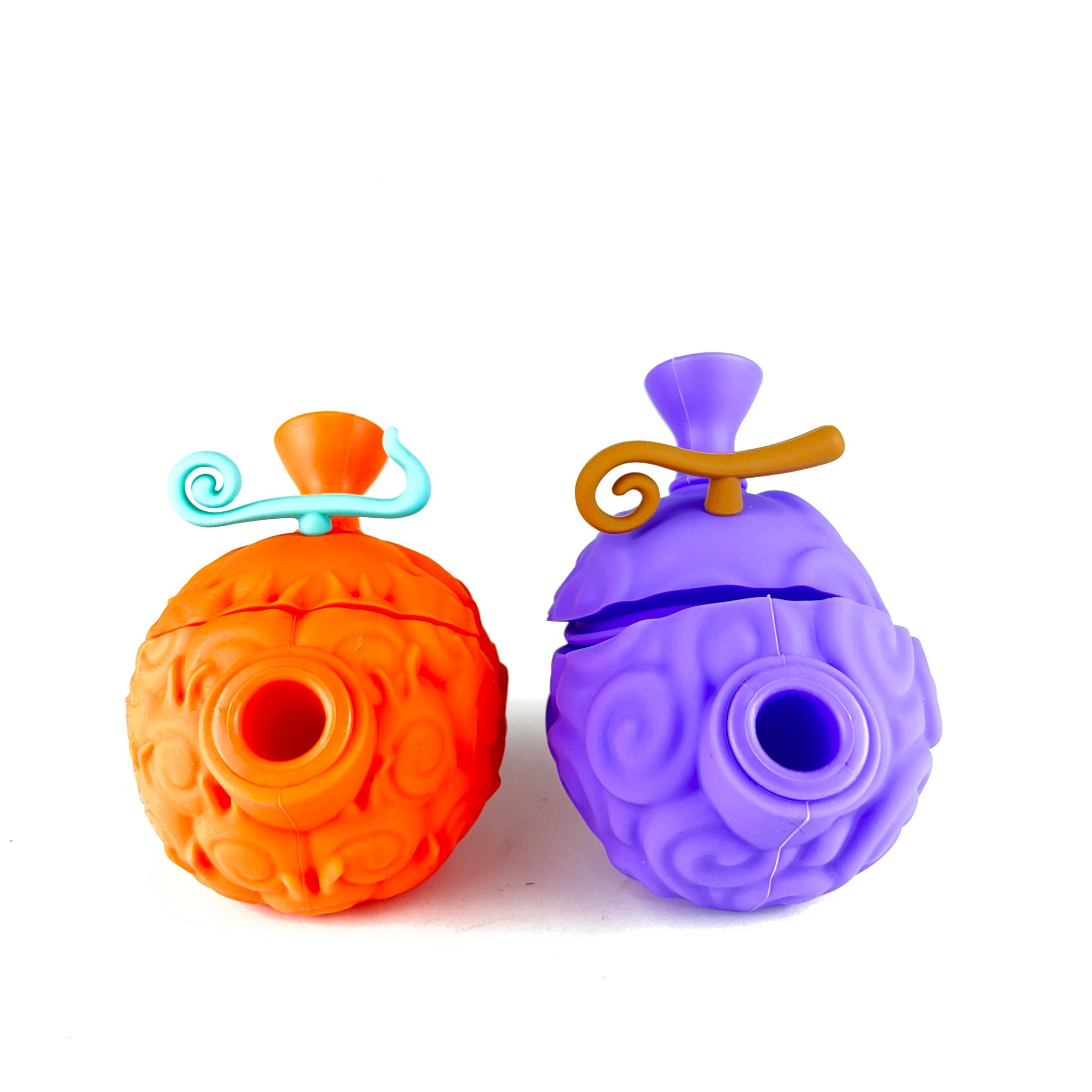 Silicon - Orange Wish Ball Water Pipe | with Banger