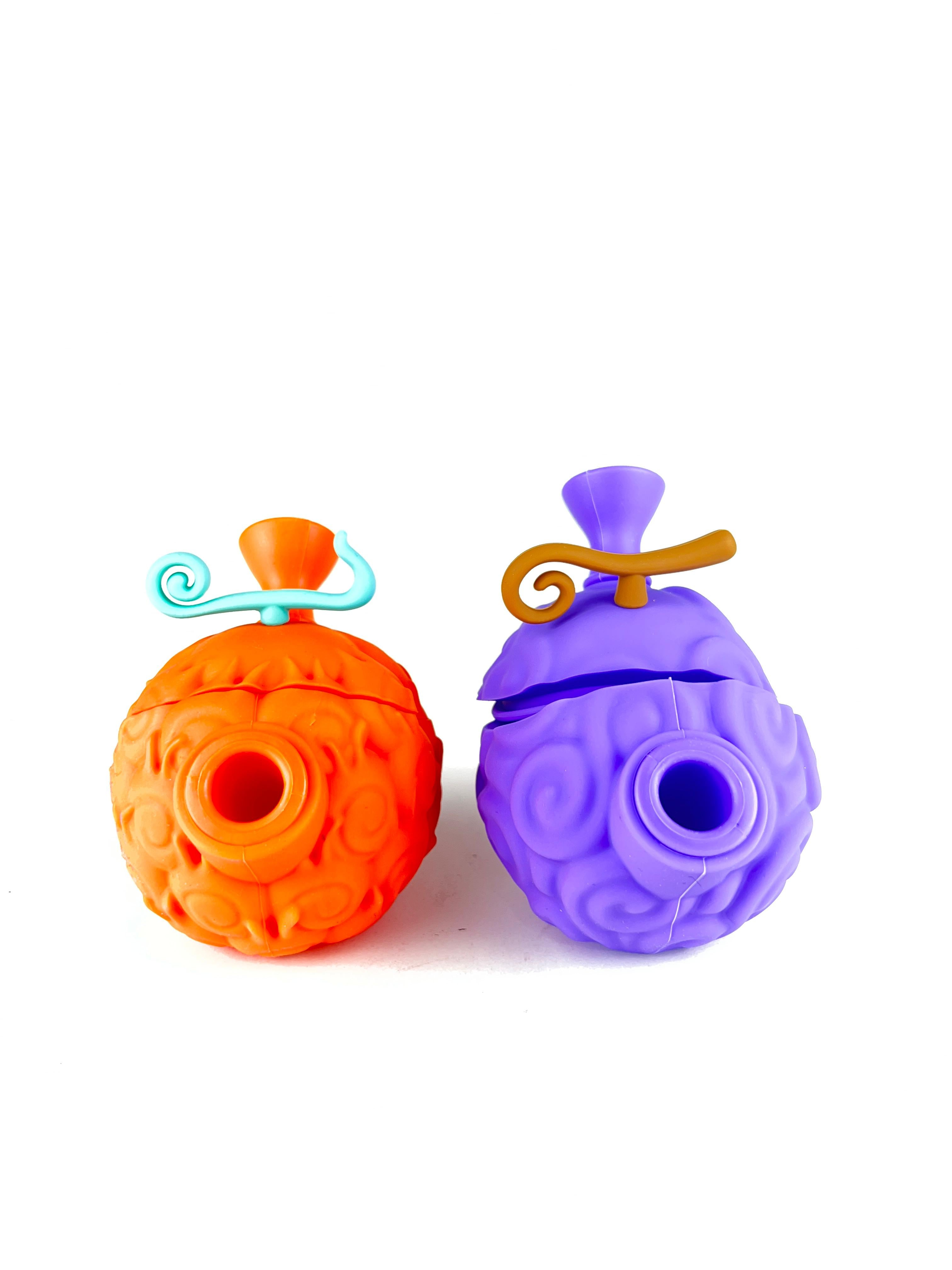 Silicon - Orange Wish Ball Waterpipe with Banger | Single Unit Main image
