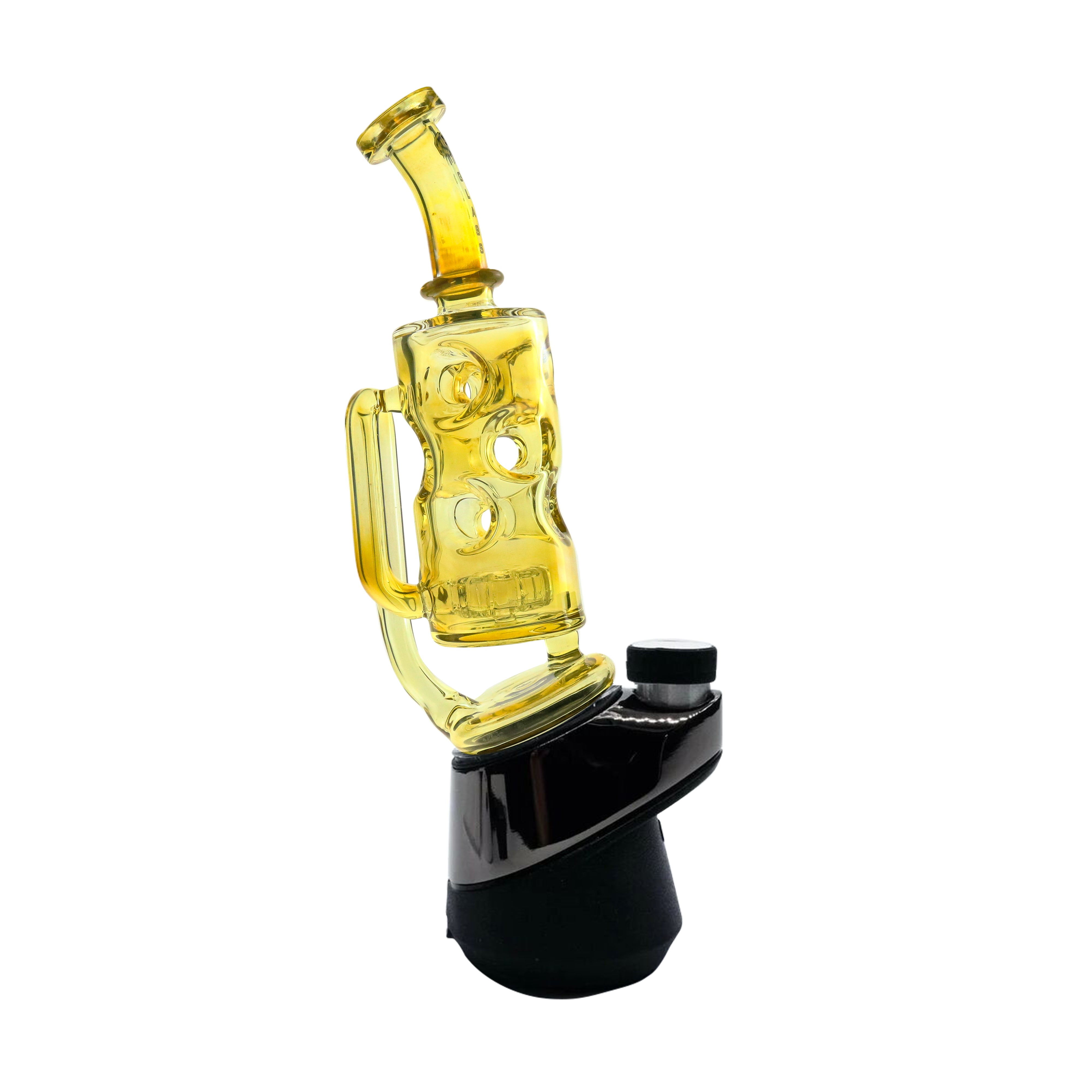 IC Glass Puffco Glass Attachment with Fumed Design | ICPU98 | High-Quality Accessory