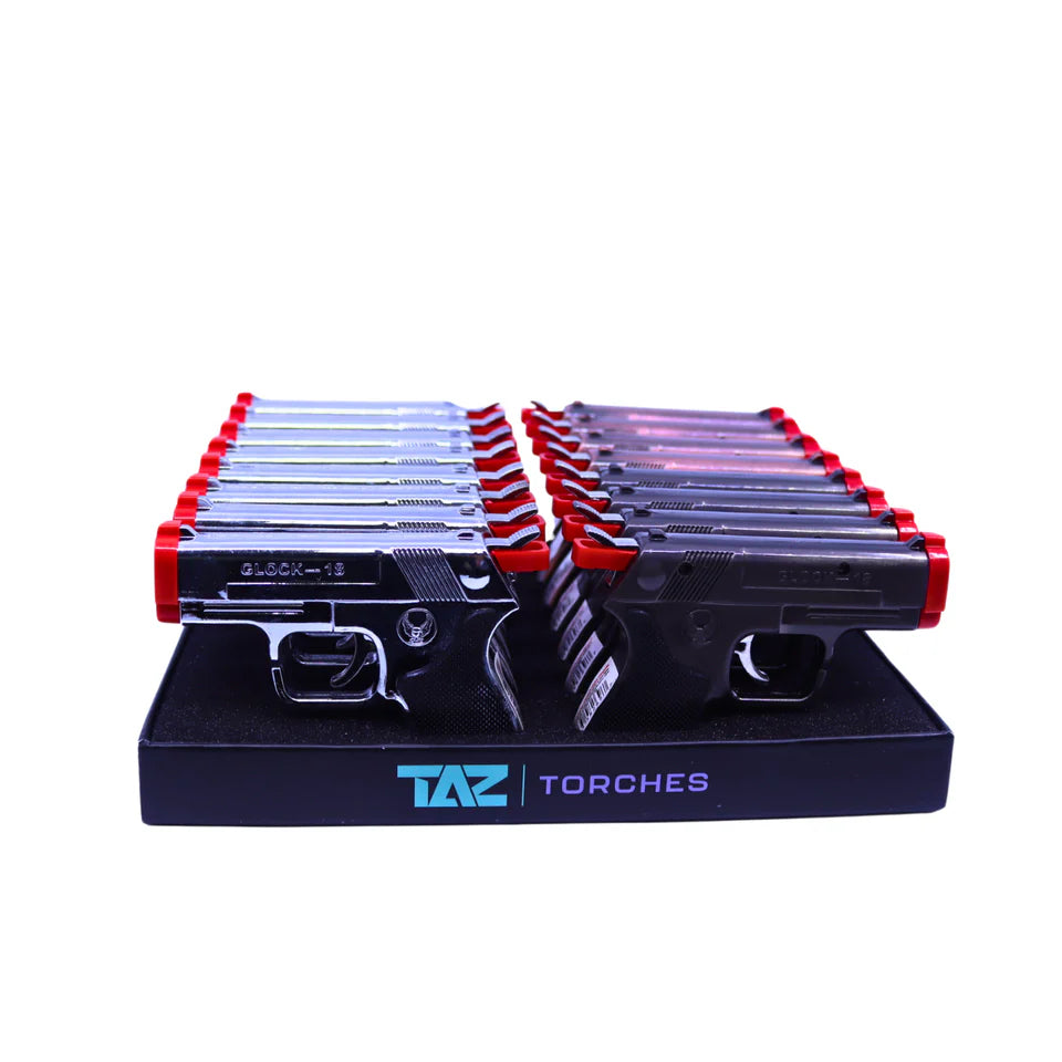 TAZ - Printed Design Gun Lighter | 10 Units / Display | Display Main image