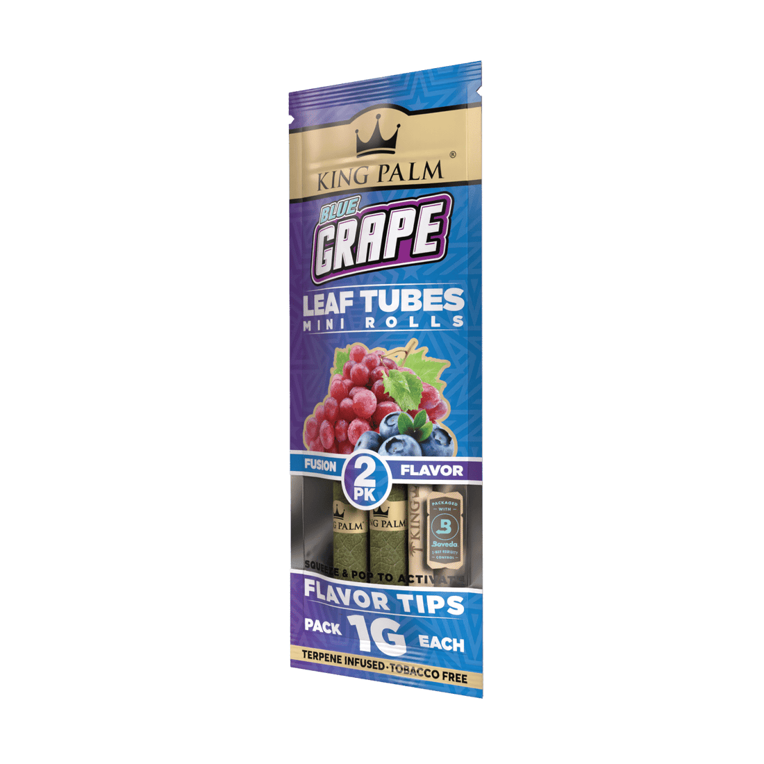 King Palm LEAF TUBES MINI ROLLS FUSION FLAVOR