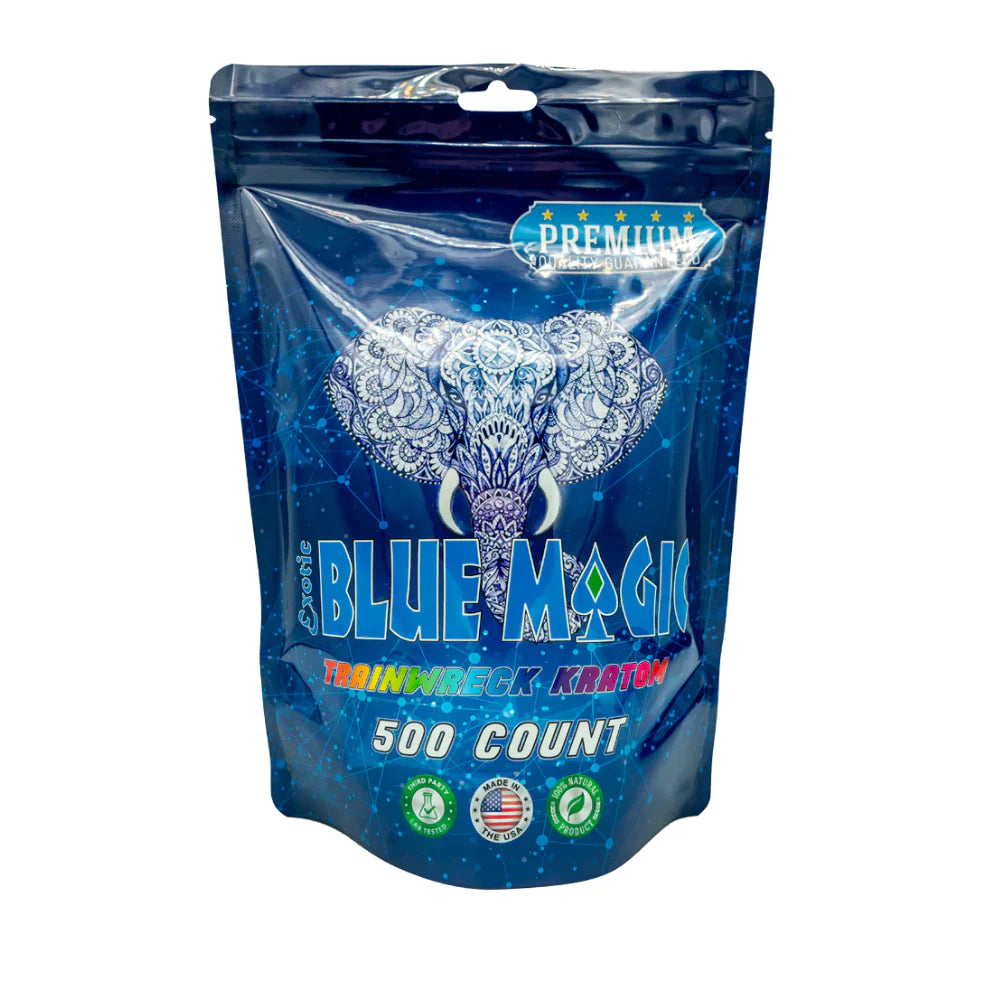 Blue Magic Kratom - 500 Capsules / Bottle | Bottle