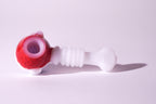 Hand Pipe with Tri-Color Honeycomb & Spiral Neck | HP362