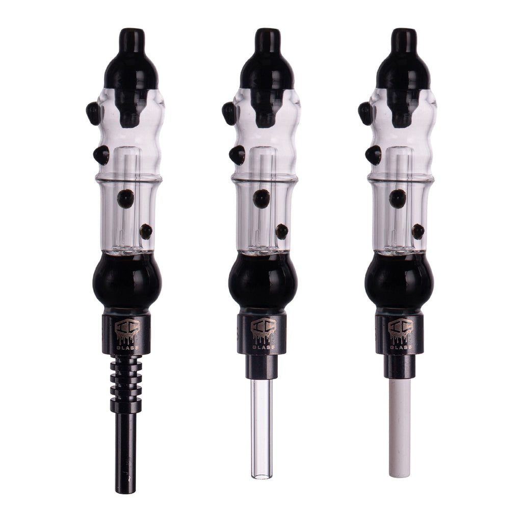 IC GLASS - MIST TWIST | comes with 6 accessories & Adapter for HUNI BADGER | Single Unit
