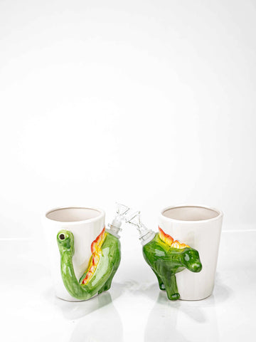 DINO- CERAMIC MUG WATER PIPE
