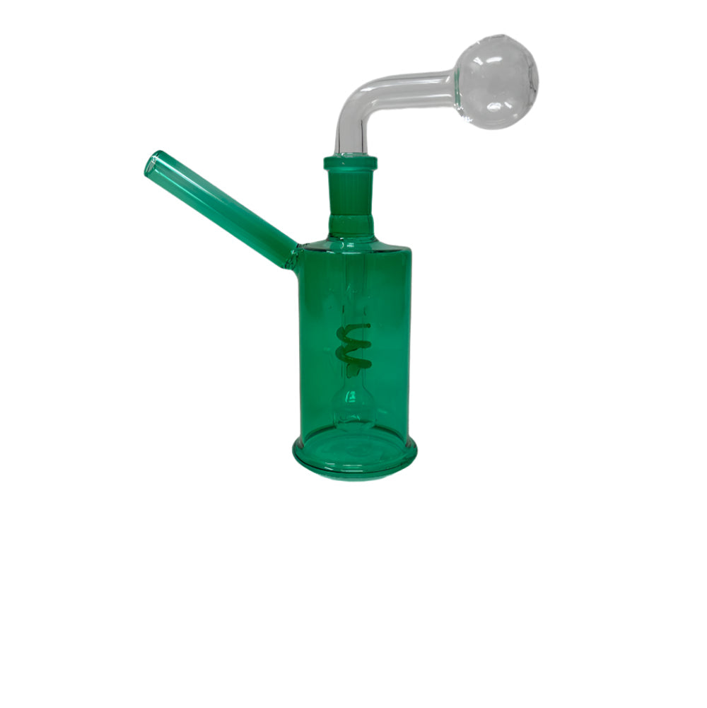Cylindrical Oil burner with Flower | 9 Colors | OB8009