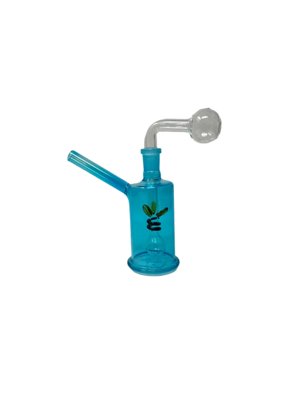 Cylindrical Oil burner with Flower | 9 Colors | OB8009