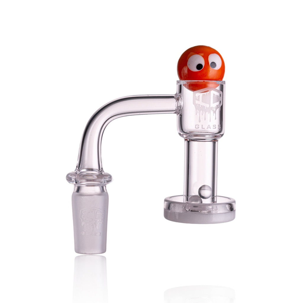 IC Glass - Fairchild | 14mm 90D Quartz Banger | Includes Carb Cap, Terp Balls & Sticker | 5 Colors