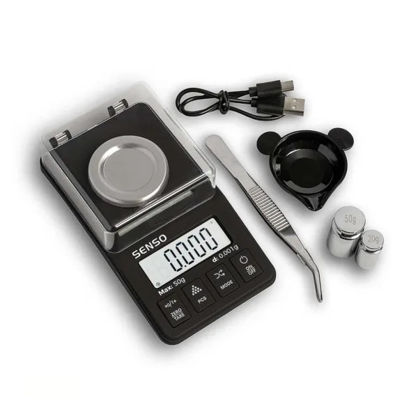 Truweigh - Senso Digital Milligram Scale | 50g x 0.001g | Single Unit