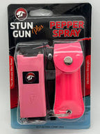 Stun Gun Plus - Pepper Spray | Self Defense | Combo Pack | Assorted 4 Colors