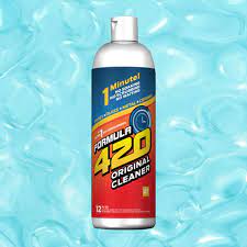 Formula 420 Glass Metal Ceramic Pipe Cleaner  - 12 Oz | Plastics Cleaners | 1 Minute No Soaking, Scrubbing, Waiting