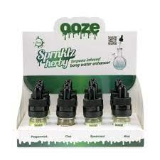 OOZE SPRNKLZ TERPENE INFUSED HERBY BONG WATER ENHANCERS 5ML - DISPLAY OF 12CT