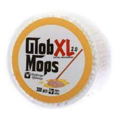 Glob Mops - 2.0 XL Cotton Swabs | 300 Swabs / Unit | Single Unit