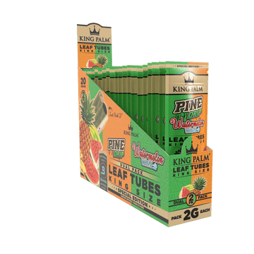 King Palm - Leaf Tubes |Dual Pack | Pack 2G Each | 20Pack/box | WR11